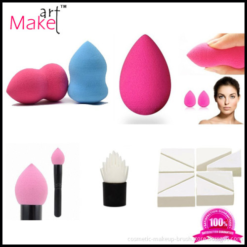 Latex free cosmetic sponge wedges